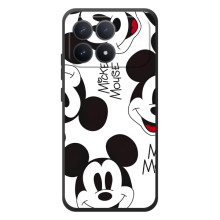 Чохли з принтом Міккі Маус на Xiaomi Poco F8 Pro (Мордаха Мауса)