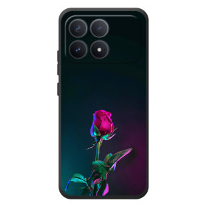Чехлы с принтом Розочки для Xiaomi Poco F8 Pro – Ночная роза