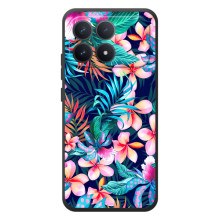 Чохол для Шіаомі Поко Ф8 Про - з принтом (Дизайнерські) (AlphaPrint) – Мальовничі квіти