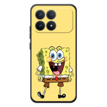 Чохол Губка Боб для Шіаомі Поко Ф8 Про (Веселий Спанч Боб)