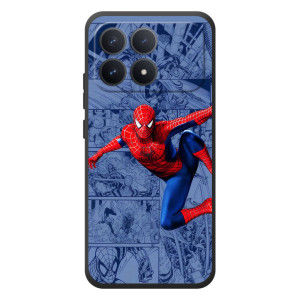Силиконовый Чехол для Xiaomi Poco F8 Pro (Человек Паук)