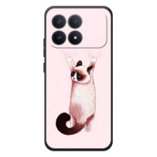 Чехол на 级别 профессиональным набор щителямиमोксибой норм  F8 Pro с Котами (VPrint) (Котик падает)