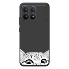 Чехол на 级别 профессиональным набор щителямиमोксибой норм  F8 Pro с Котами (VPrint) (Выглядывает кот)