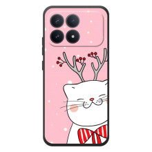 Чехол на тематику: Коты для Xiaomi Poco F8 Pro (Зимний кот)