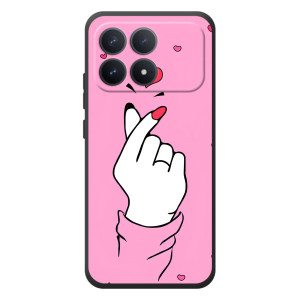 Чохол з принтом для Xiaomi Poco F8 Pro (AlphaPrint - Знак сердечка)