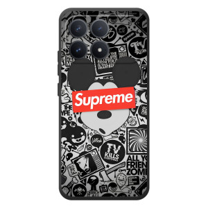 Чехол с Брендами одежды на XiaoMi Poco F8 Pro – Supreme Маус