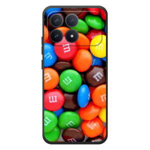 Чохол з зображенням смачної їжі для Xiaomi Poco F8 Pro – Різнокольорові M&M'S