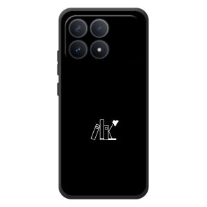 Чохол з картинками на чорному фоні для Xiaomi Poco F8 Pro – Книжки