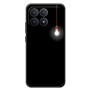 Чохол з картинками на чорному фоні для Xiaomi Poco F8 Pro – Лампочка
