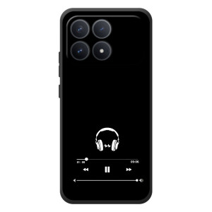 Чохол з картинками на чорному фоні для Xiaomi Poco F8 Pro – Плеєр