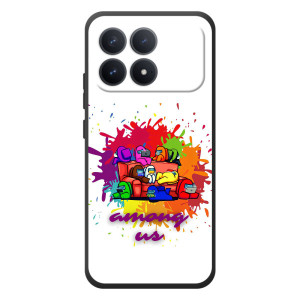 Чехол Амонг Ас для Xiaomi Poco F8 Pro (AlphaPrint)