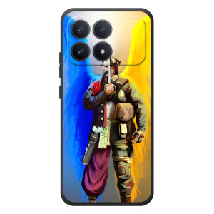 Чохол з картинкою (Патріотичний КОЗАК) на Xiaomi Poco F8 Pro – КОЗАК  з крилами