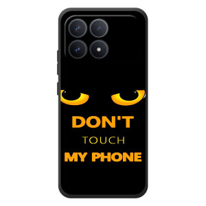 Чохол з Прикольним Принтом на Xiaomi Poco F8 Pro (Не чіпай мій телефон)