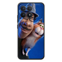 Чехол с принтом Душа на Xiaomi Poco F8 Pro – Джо и кот