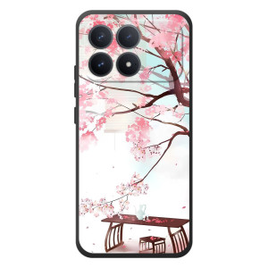 Чехол с принтом САКУРЫ на Xiaomi Poco F8 Pro – Чайная церемония