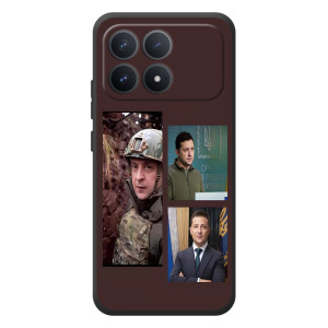 Чехол для Xiaomi Poco F8 Pro (AlphaPrint - с принтом Зеленского)