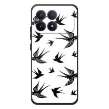 Чехол с птицами на Xiaomi Poco F8 Pro (VPrint) – Ласточки