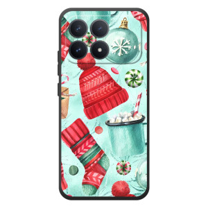 Чехол Санта Клаус для Xiaomi Poco F8 Pro (Одежда)
