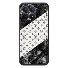 Чохол Стиль Louis Vuitton на Xiaomi Poco F8 Pro – LV на білому