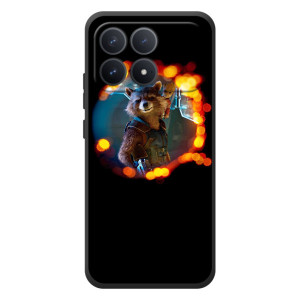 Чехол Супергерои Марвел на XiaoMi Poco F8 Pro – Енот Ракета