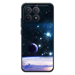 Чехол (ТПУ) с планетами на Xiaomi Poco F8 Pro – Космический вид
