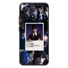 Чехлы Венсдей на Xiaomi Poco F8 Pro Уэнсдей (AlphaPrint) (коллаж Уэнздей)