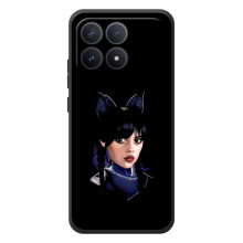 Чехлы Венсдей на Xiaomi Poco F8 Pro Уэнсдей (AlphaPrint) (серьезная Уэнздей)