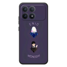 Чехлы Венсдей на Xiaomi Poco F8 Pro Уэнсдей (AlphaPrint) (Уэнздей и подруга)