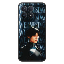 Чехлы Венсдей на Xiaomi Poco F8 Pro Уэнсдей (AlphaPrint) (Уэнздей кошка)