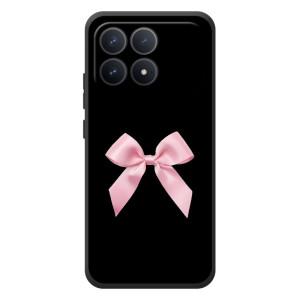 Чохол банти для Xiaomi Poco F8 Pro – Бант на чорному