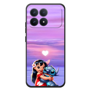 Чехол с рисунком Стич для Xiaomi Poco F8 Pro – Стич и Лило
