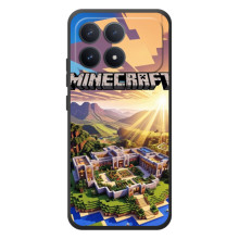 Чехол с картинками Майнкрафт для Xiaomi Poco F8 Про