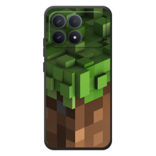 Чехол с картинками Майнкрафт для Xiaomi Poco F8 Про – Пиксельный Майнкрафт