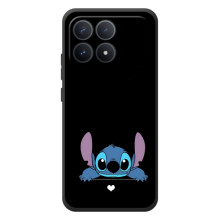 Чохол з принтом Стіч на Xiaomi Poco F8 Pro (Стіч на чорному)