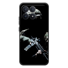 Чехол с украинским воином на Xiaomi Poco F8 Pro – Украинский снайпер