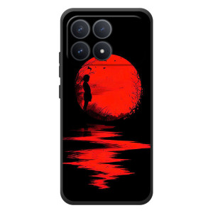 Летний Чехол на Xiaomi Poco F8 Pro – Красный Закат