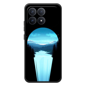 Летний Чехол на Xiaomi Poco F8 Pro – Синий Водопад