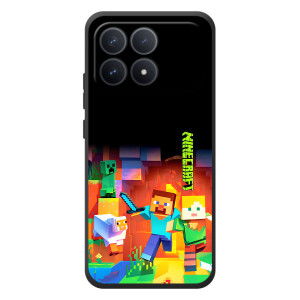 Чохли для Xiaomi Poco F8 Pro (Персонажі МайнКрафт) (Герой Майнкрафт)