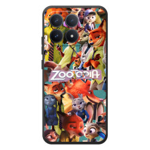 Силіконовий чохол з принтом Зоотрополіс для Xiaomi Poco F8 Pro – Колаж героїв
