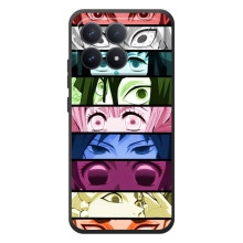 Силиконовые чехлы с глазами Anime для XiaoMi Poco F8 Pro