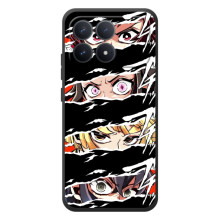 Силиконовые чехлы с глазами Anime для XiaoMi Poco F8 Pro – Глаза на чорном