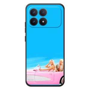 Силиконовый Чехол Барби Фильм на Xiaomi Poco F8 Pro (Барби и Кен)