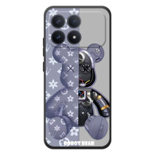 Силіконовий чохол для Xiaomi Poco F8 Pro – Ведмідь Louis Vuitton