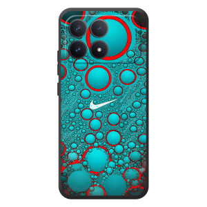 Силіконовый Чохол на Xiaomi Poco F8 Pro з картинкою НАЙК – Найк зелений