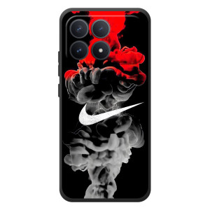 Силіконовый Чохол на Xiaomi Poco F8 Pro з картинкою НАЙК – Nike дим