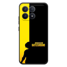 Чехол (TPU) с картинкой "Лого Пабг" на XiaoMi Poco F8 Pro (Battlegrounds)