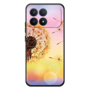 Силиконовый Чехол с одуванчиками на Xiaomi Poco F8 Pro – Цветок-одуванчик