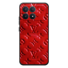 Текстурний Чохол Louis Vuitton для قيقة Міаоі Поко F8 Про (Червоний ЛВ)