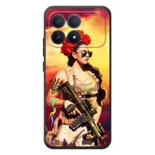 ЗСУ Чехлы (TPU) для Xiaomi Poco F8 Pro (Женщина солдат)