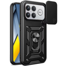 Чехол Ummi Camshield Serge Ring для Xiaomi Poco F8 Ultra – Черный